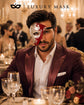 Red Masquerade Mask for Men - Silver Musical Phantom One-Eye Venetian Mask - Image 4