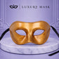 Gold Masquerade Mask for Men - Classic Venetian Half Face Design - Image 5
