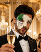 Green Silver Phantom of the Opera Mask