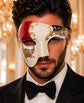 Red Gold Phantom of the Opera Mask