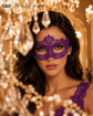 Purple Lace Masquerade Mask