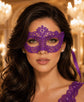 Purple Lace Masquerade Mask