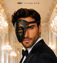 Antique Black and Gold Phantom Masquerade Mask for Men - view 2
