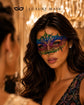 Rainbow Lace Masquerade Mask for Women