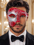 Red Silver Phantom of the Opera Mask