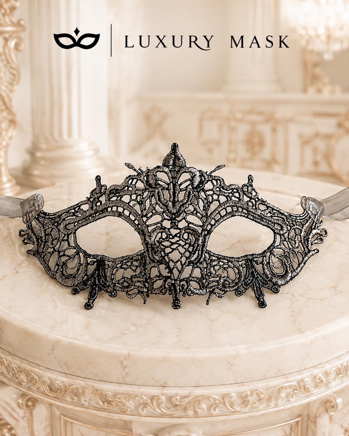 Silver Lace Face Mask