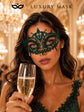 Green Lace Masquerade Mask for Women – Belle