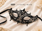 Black Lace Masquerade Mask for Women – Mysterious Venetian Lace Eye Mask for Masquerade Ball, Mardi Gras, Halloween, Wedding & Costume Party product view 6