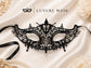 Black Lace Masquerade Mask for Women – Mysterious Venetian Lace Eye Mask for Masquerade Ball, Mardi Gras, Halloween, Wedding & Costume Party product view 5