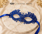 Blue Lace Masquerade Mask for Women – Aria