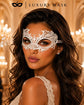White Lace Masquerade Mask for Women – Aria