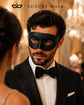 Classic Black Venetian Mask for Men