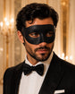 Classic Black Venetian Mask for Men