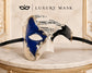 Silver & Blue Phantom of the Opera Mask for Men