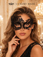 Black Swan Lace Masquerade Mask for Women - view 3