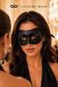 Black Masquerade Mask for Women - Classic Venetian Half Face Eye Mask - Image 3