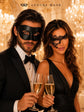 Black Couples Masquerade Mask Set - Phantom Lace and Venetian - view 2