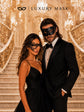 Black Couples Masquerade Mask Set - Phantom Lace and Venetian - view 4