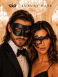 Black Couples Masquerade Mask Set - Phantom Lace and Venetian - view 3