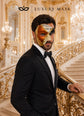 Gold Masquerade Mask for Men - Copper Antique Phantom of the Opera Design - Image 5