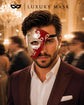 Red Masquerade Mask for Men - Silver Musical Phantom One-Eye Venetian Mask - Image 3