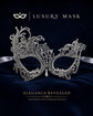 Silver Swan Lace Masquerade Mask for Women - view 5