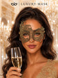 Gold Swan Lace Masquerade Mask for Women - view 3