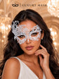 White Swan Lace Masquerade Mask for Women - view 5