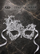 White Swan Lace Masquerade Mask for Women - view 6