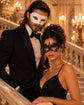 White and Black Couples Masquerade Mask Set - Lace and Venetian - view 5