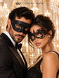 Black Venetian Masquerade Pair | Classic Men&