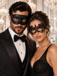 Black Venetian Masquerade Pair | Classic Men&