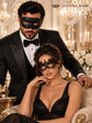 Black Venetian Masquerade Pair | Classic Men&