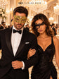 Gold Diamond Venetian Mask for Men & Black Phantom Lace Mask for Women – product photo 2