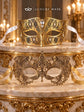 All Gold Masquerade Masks for Couples – product photo 6