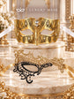 Gold Diamond Clear Stone Mask for Men & Black Gold Phantom Lace Mask for Women – product photo 6