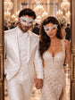 White Phantom Lace & Clear Stone Diamond Masks – product photo 6
