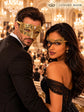 Gold Diamond Clear Stone Mask for Men & Black Gold Phantom Lace Mask for Women – product photo 5