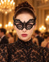 Black Masquerade Mask for Women, Party Eye Mask for Prom, Halloween and Costume Parties - main image