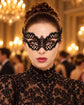 Black Masquerade Mask for Women, Party Eye Mask for Prom, Halloween and Costume Parties - main image