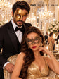 Gold Opera Phantom Mask for Men & Gold Lace Mask for Women | Venetian Half Face His and Hers Masquerade Set - image 3