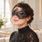 Black Swan Wing Masquerade Mask with Clear Rhinestones for Women - image 2