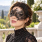 Black Swan Wing Masquerade Mask with Clear Rhinestones for Women - image 4