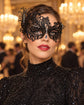 Black Swan Masquerade Mask with Clear Teardrop Stone for Women, Side Design Party Mask - main image