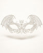 White Bat Wing Masquerade Mask for Women, Halloween Costume Eye Mask for Parties - product photo