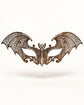 Bronze Bat Wing Masquerade Mask for Women, Halloween Costume Eye Mask for Parties - product photo