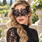 Black Butterfly Masquerade Mask with Clear Rhinestones for Women - image 4