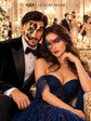 Rainbow Phantom Lace Mask for Women with Purple Gold Green One Eye Phantom Mask for Men | Venetian Masquerade Couple Set - image 3
