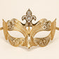 Gold Crown Masquerade Mask with Clear Rhinestones for Women - image 5
