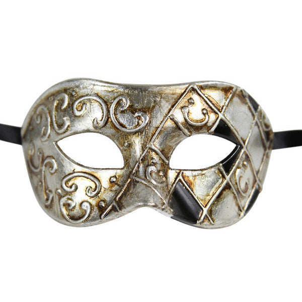 Men's Vintage Design Two color Masquerade Mask - Luxury Mask - 1